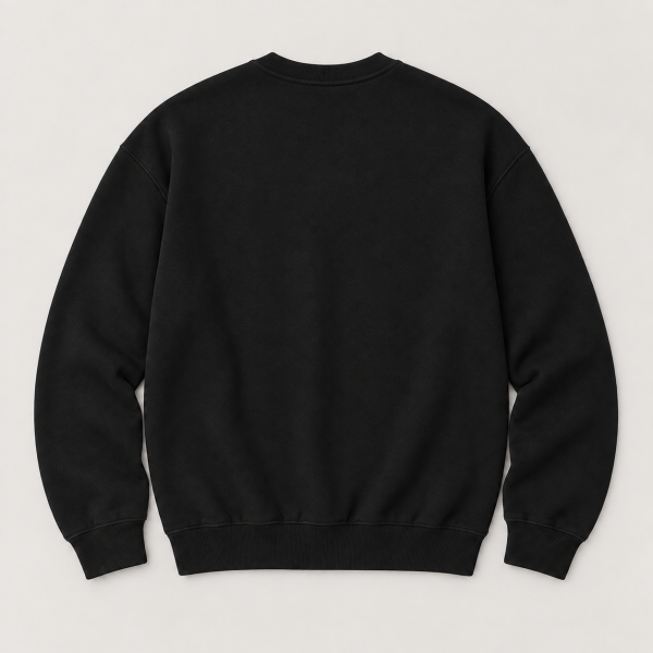 Crewneck Black Back Crewneck Black Back
