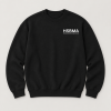 Crewneck Black Front Crewneck Black Front